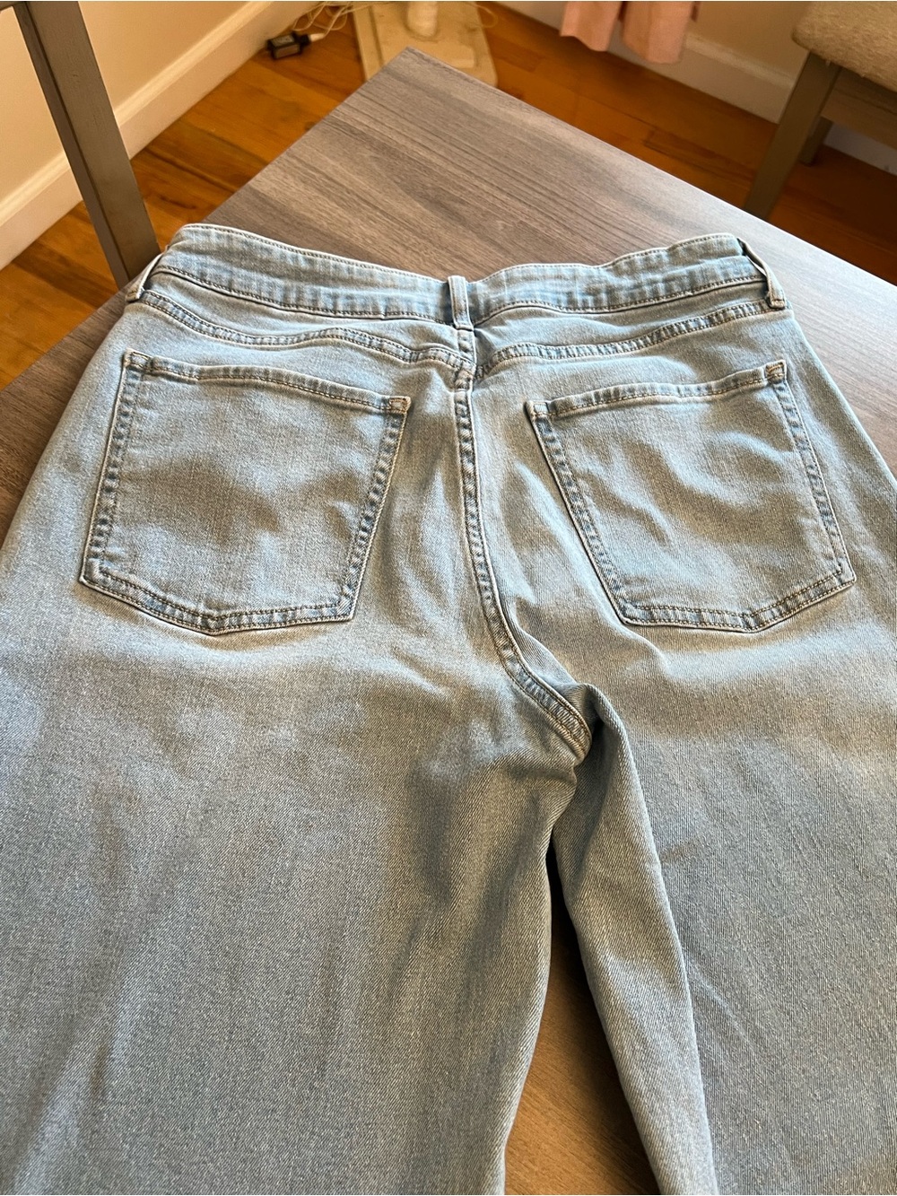 Old Navy High-Rise Wow Wide Leg Jeans - Light Blue - Picture 7 of 7
